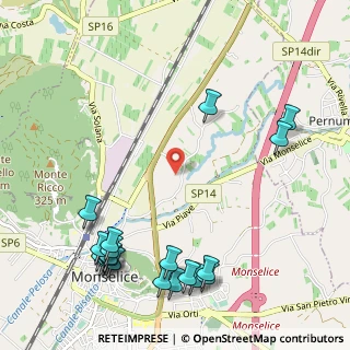 Mappa Via Savellon Molini, 35043 Monselice PD, Italia (1.4235)