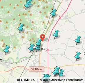 Mappa Via Savellon Molini, 35043 Monselice PD, Italia (5.947)