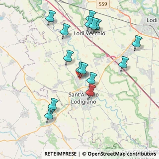 Mappa 26866 Castiraga Vidardo LO, Italia (4.07067)