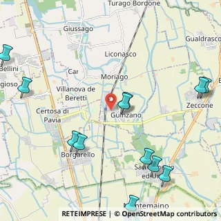 Mappa Via Fratelli Cervi, 27010 Giussago PV, Italia (2.825)