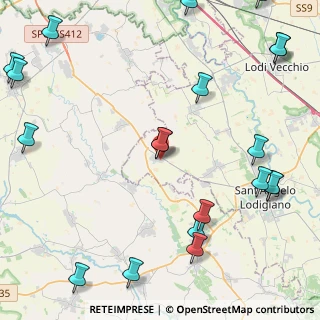Mappa Via Kennedy J. e R., 26859 Valera Fratta LO, Italia (6.2615)