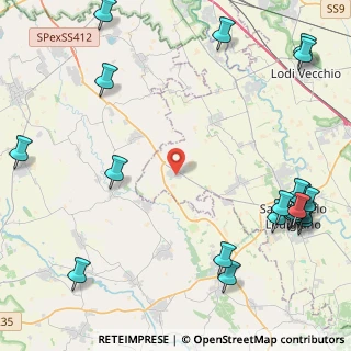 Mappa Via Vittorio Emanuele II, 26859 Valera Fratta LO, Italia (6.3915)