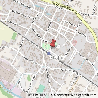 Mappa Via Domenico Borla, 39, 10075 Mathi, Torino (Piemonte)