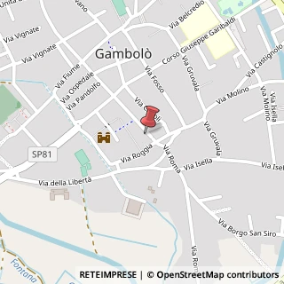 Mappa Corso Vittorio Emanuele, 53, 27025 Gambolò, Pavia (Lombardia)