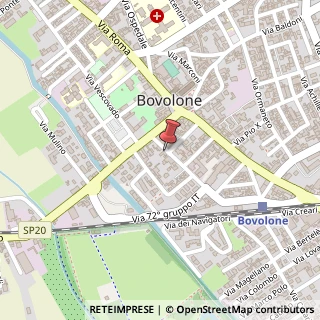 Mappa Via Camillo Benso Cavour, 10A, 37051 Bovolone, Verona (Veneto)