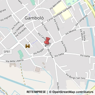 Mappa Via Roma, 2, 27025 Gambolò, Pavia (Lombardia)
