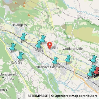 Mappa Via Piave, 10075 Mathi TO, Italia (3.6045)