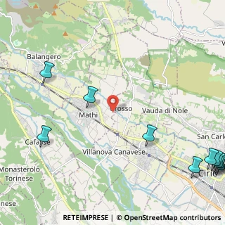 Mappa Via Piave, 10075 Mathi TO, Italia (3.62455)