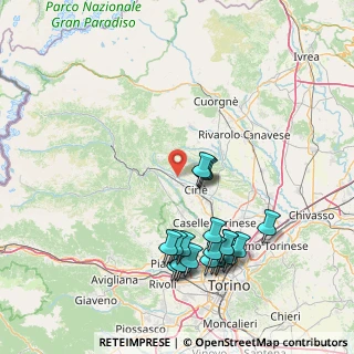 Mappa Via Piave, 10075 Mathi TO, Italia (17.2575)