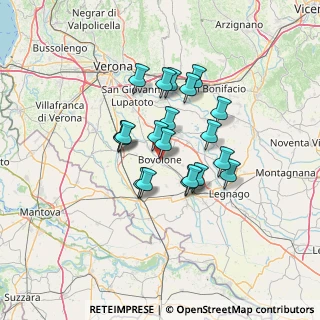 Mappa Via Cesare Battisti, 37051 Bovolone VR, Italia (10.243)