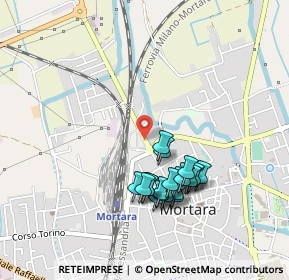 Mappa Viale Capettini, 27036 Mortara PV, Italia (0.431)