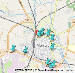 Mappa Viale Capettini, 27036 Mortara PV, Italia (0.97455)