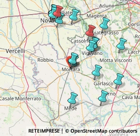 Mappa Viale Capettini, 27036 Mortara PV, Italia (15.8485)