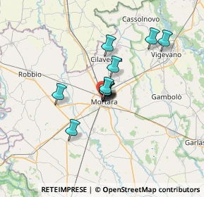 Mappa Viale Capettini, 27036 Mortara PV, Italia (4.48545)