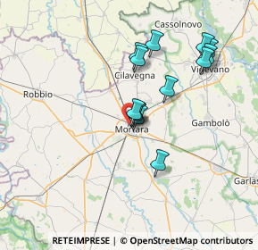Mappa Viale Capettini, 27036 Mortara PV, Italia (6.14308)