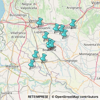 Mappa Via Sergio Rossetti, 37051 Bovolone VR, Italia (10.6475)
