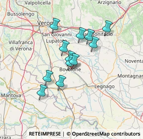 Mappa Via Goffredo Mameli, 37051 Bovolone VR, Italia (10.65917)