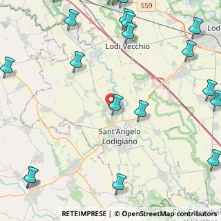 Mappa Via I Maggio, 26866 Castiraga Vidardo LO, Italia (6.9155)