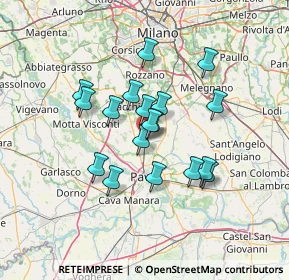 Mappa Certosa Di Pavia, 27010 Giussago PV, Italia (10.76389)