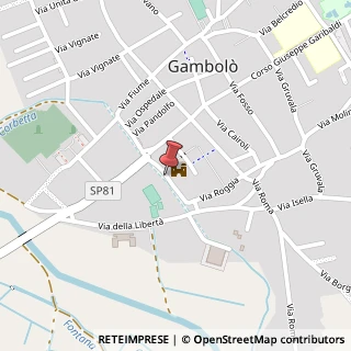 Mappa Via molino della roggia 9, 27025 Gambolò, Pavia (Lombardia)