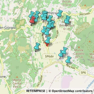 Mappa Via Monte Bignago, 35032 Arquà Petrarca PD, Italia (0.975)