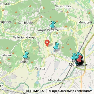 Mappa Via Monte Bignago, 35032 Arquà Petrarca PD, Italia (2.9645)