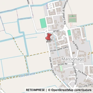 Mappa Viale Libertà,  17, 27100 Marcignago, Pavia (Lombardia)