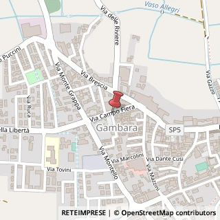 Mappa Via campo fiera 31, 25020 Gambara, Brescia (Lombardia)