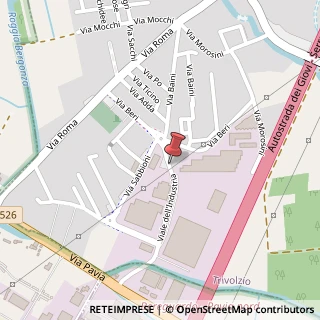 Mappa Viale dell' Industria, 1, 27020 Trivolzio, Pavia (Lombardia)