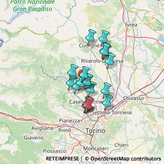Mappa Strada Virondina, 10070 San Carlo Canavese TO, Italia (9.924)