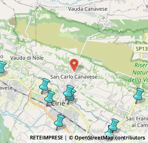Mappa Strada Virondina, 10070 San Carlo Canavese TO, Italia (3.21182)