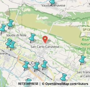 Mappa Strada Virondina, 10070 San Carlo Canavese TO, Italia (3.31429)