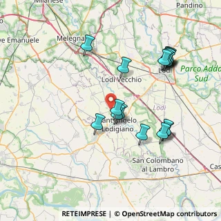 Mappa Via Milano, 26866 Castiraga Vidardo LO, Italia (7.87235)