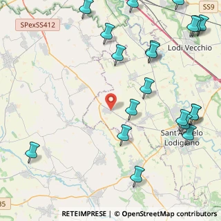 Mappa Via Aldo Moro, 26859 Valera Fratta LO, Italia (5.9875)
