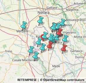 Mappa Via Mirabella, 27030 Castelnovetto PV, Italia (10.5755)