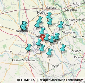 Mappa Via Mirabella, 27030 Castelnovetto PV, Italia (11.741)