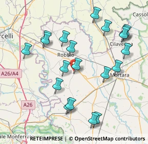 Mappa Via Mirabella, 27030 Castelnovetto PV, Italia (8.541)