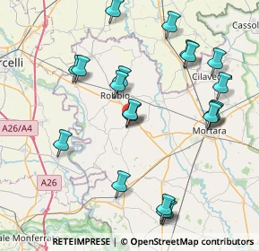 Mappa Via Mirabella, 27030 Castelnovetto PV, Italia (8.711)