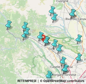 Mappa Via Don Mellica, 10070 Grosso TO, Italia (9.464)