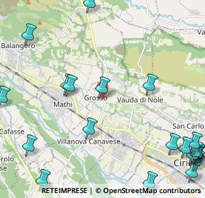 Mappa Via Don Mellica, 10070 Grosso TO, Italia (3.3)