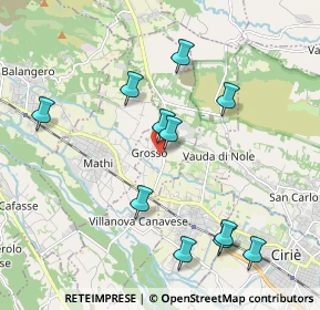 Mappa Via Don Mellica, 10070 Grosso TO, Italia (2.04455)