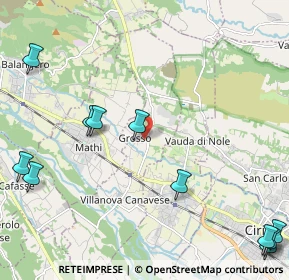 Mappa Via Don Mellica, 10070 Grosso TO, Italia (3.08182)