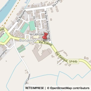 Mappa Via Trieste, 55, 37046 Bonavigo, Verona (Veneto)