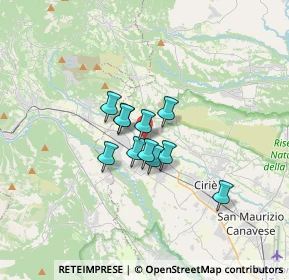 Mappa Via Martiri della Libertà, 10070 Grosso TO, Italia (2.02273)