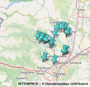 Mappa Via Martiri della Libertà, 10070 Grosso TO, Italia (9.4815)