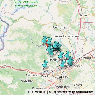 Mappa 10075 Mathi TO, Italia (9.93125)