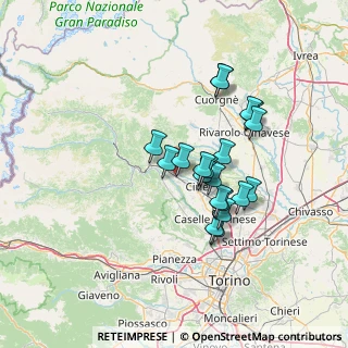 Mappa 10075 Mathi TO, Italia (11.369)