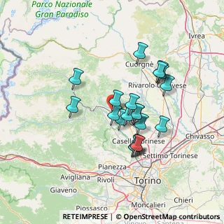 Mappa 10075 Mathi TO, Italia (11.75)