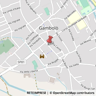 Mappa Corso Vittorio Emanuele, 5, 27025 Gambol? PV, Italia, 27025 Gambolò, Pavia (Lombardia)