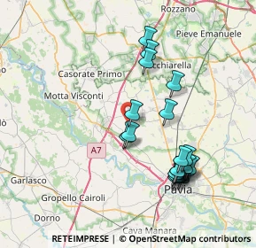 Mappa SP22, 27020 Marcignago PV, Italia (7.634)